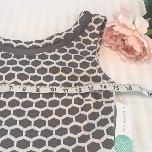 NWT Stitchfix Pixley Gray Millie Textured Knit Dress Size Small - Picture 13 of 16